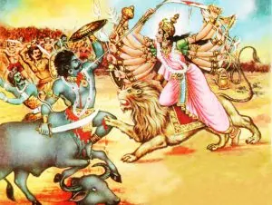 Mahishasur was slayed by Goddess Durga