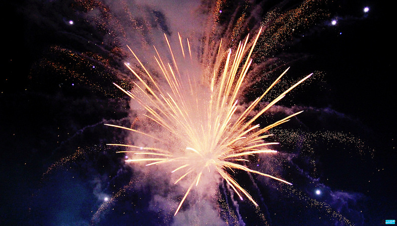 display-of-fireworks