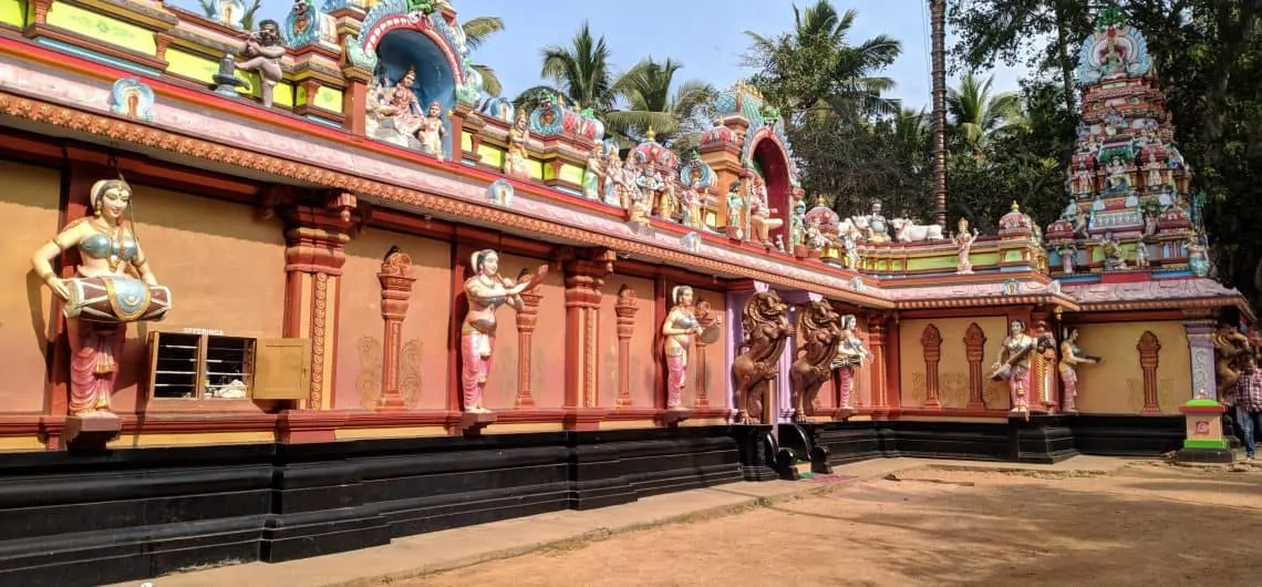 Aazhimala Temple Side View