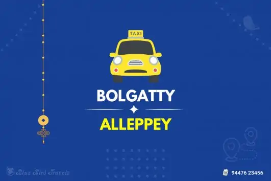 Bolgatty to Alleppey Taxi (Featured Image)