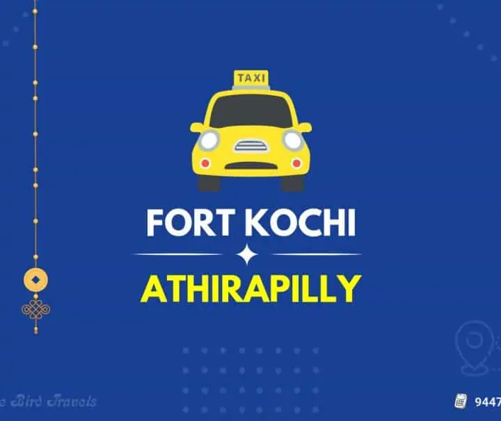 Fort Kochi to Athirapilly Taxi (Featured Image)