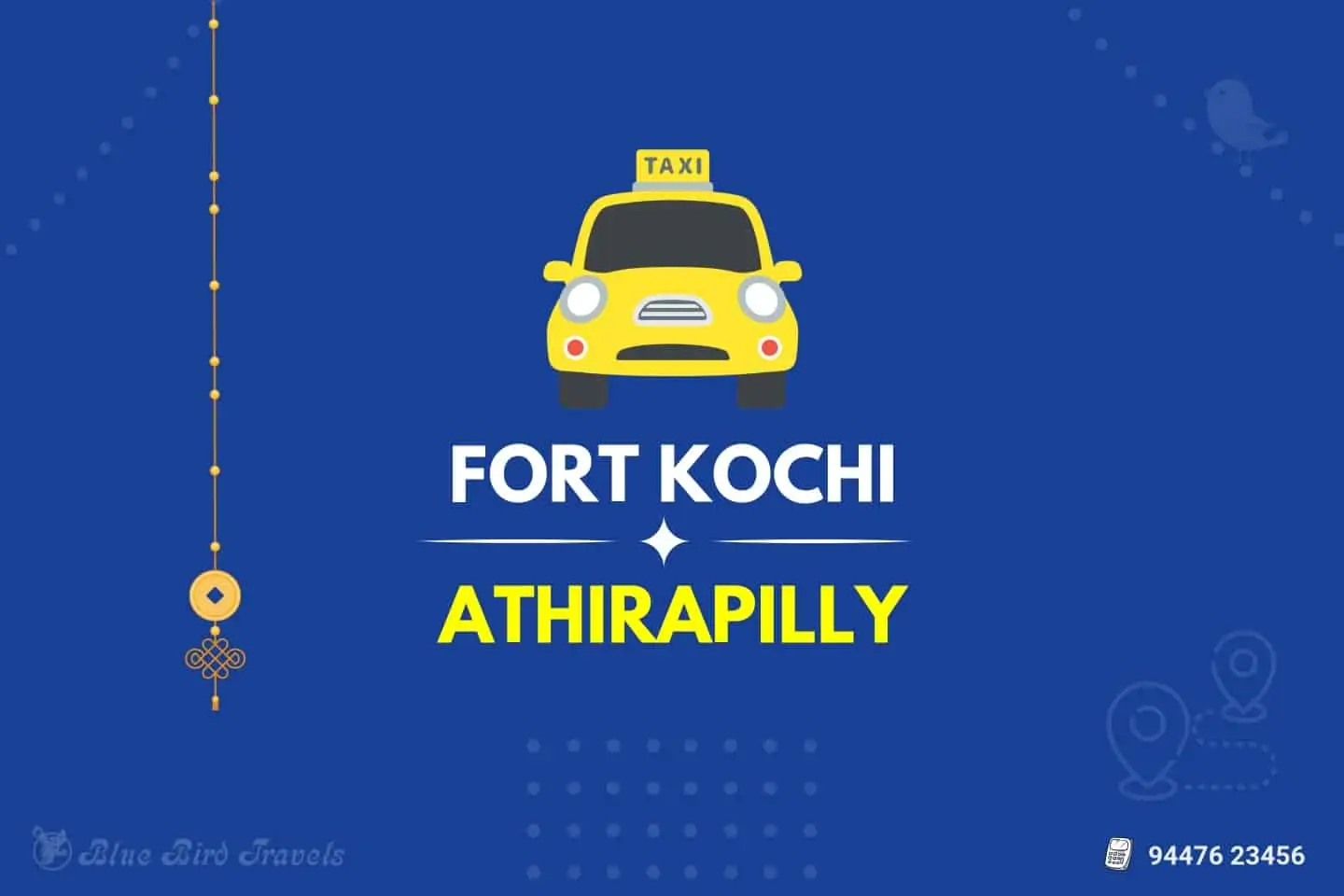 Fort Kochi to Athirapilly Taxi (Featured Image)