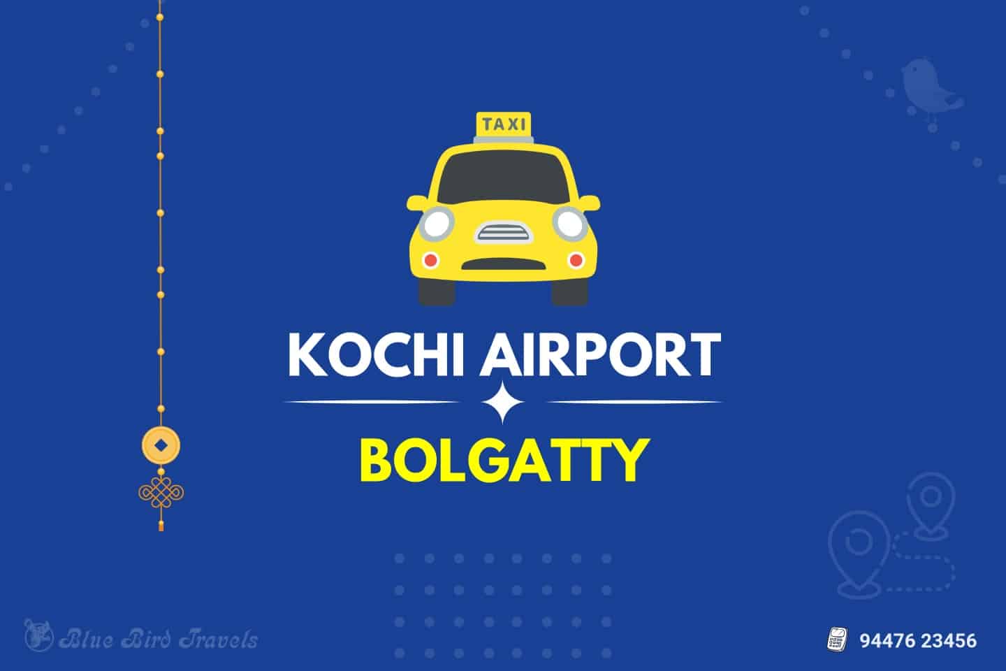 Kochi Airport to Bolgatty Taxi 2
