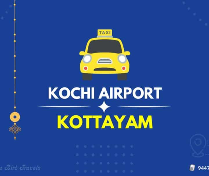 Kochi Airport to Kottayam Taxi (Featured Image)