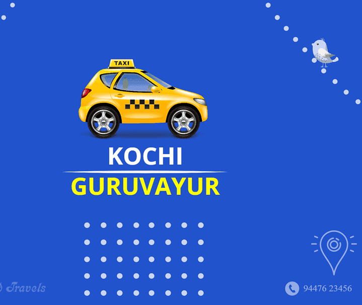 Kochi to Guruvayur Taxi (Featured Image)