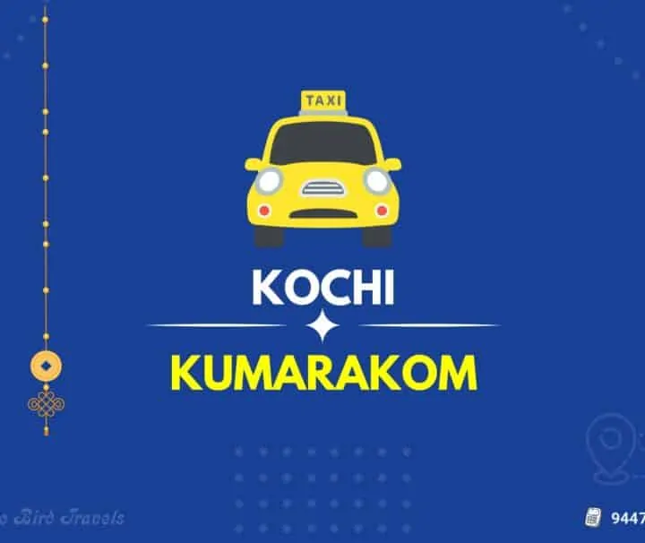 Kochi to Kumarakom Taxi( Featured image)