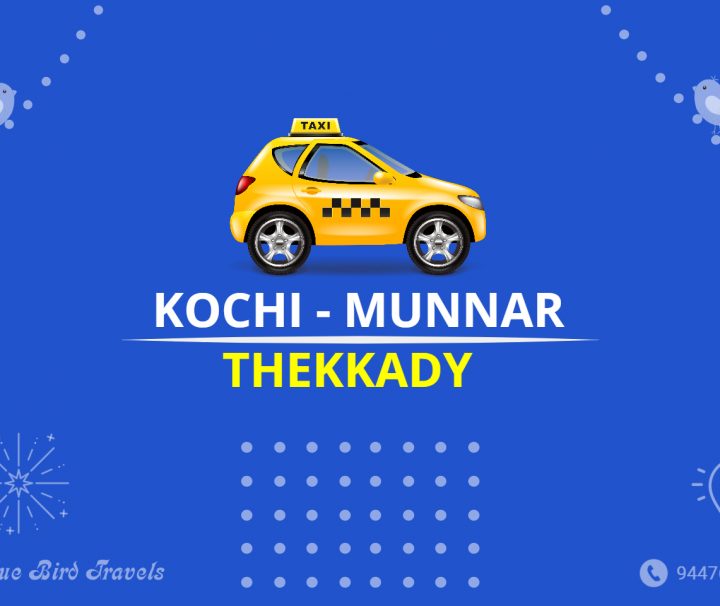 Book Kochi to Munnar to Thekkady Taxi