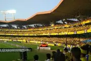 An amazing view of Jawaharlal Nehru Stadium ground
