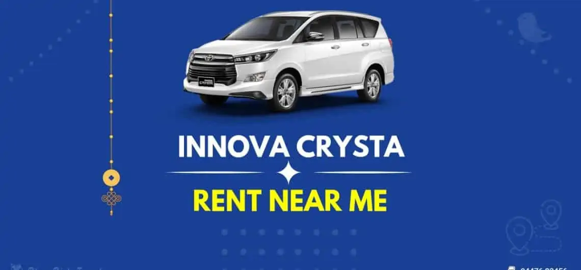 Innova Crysta for Rent Near me