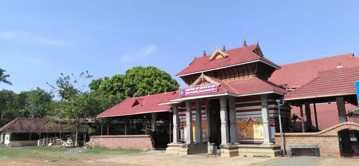 Gopuram of Malliyoor Maha Ganapathy Temple